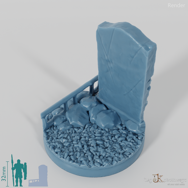 Cemetery bases (round)