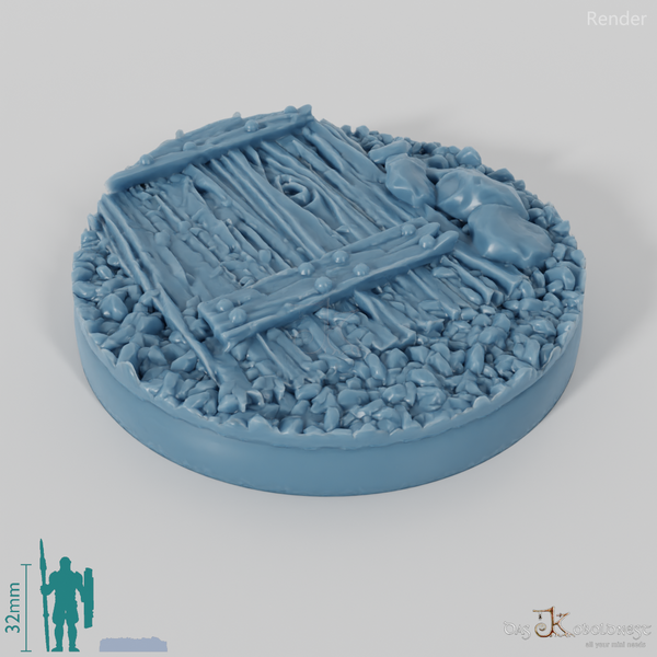 Cemetery bases (round)