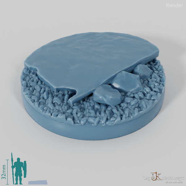 Cemetery bases (round)