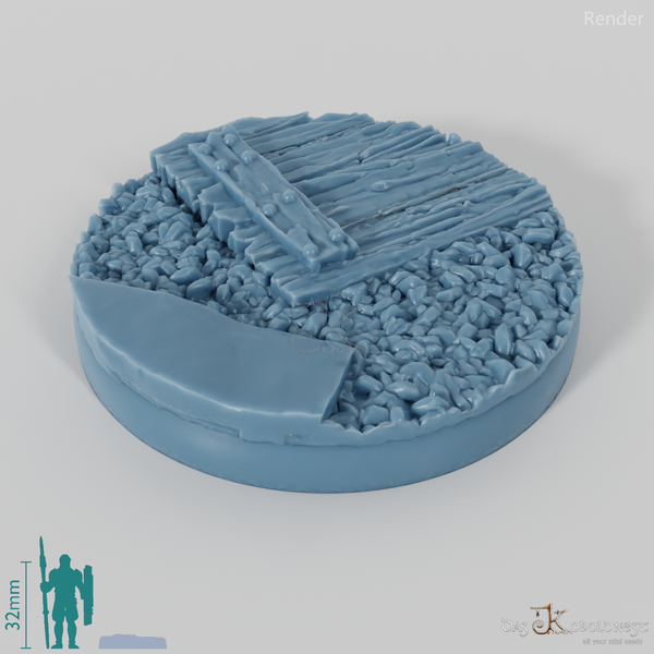 Cemetery bases (round)