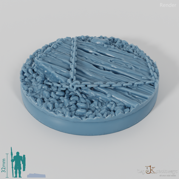 Cemetery bases (round)