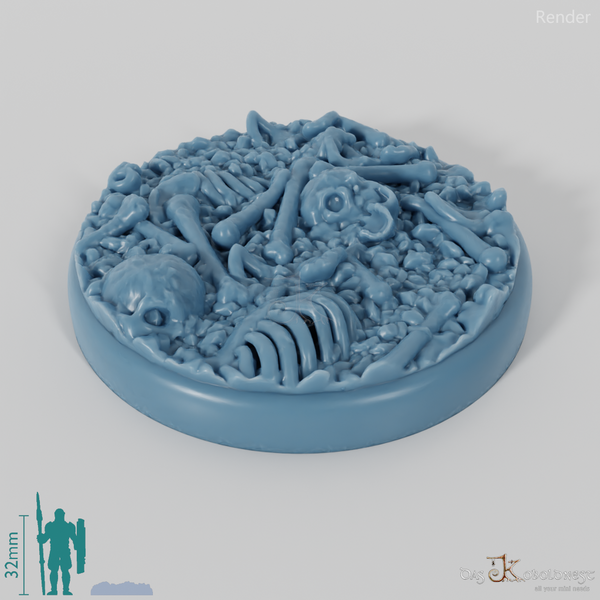 Knochenhaufen-Bases (Rund)