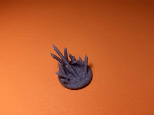 Bases with wooden palisade (round)