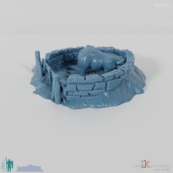 Stable - pig pen with pig