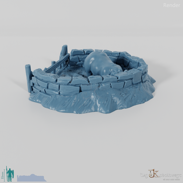 Stable - pig pen with pig