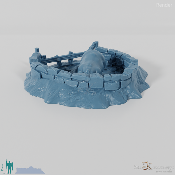 Stable - pig pen with pig