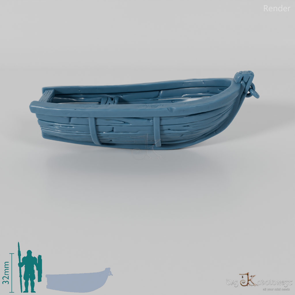 Boat building - wooden rowing boat
