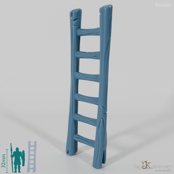 Bootsbauerei - Große Holzleiter