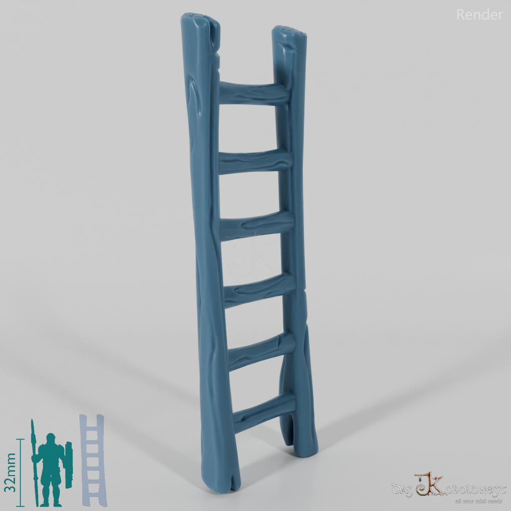 Boat Building - Large Wooden Ladder