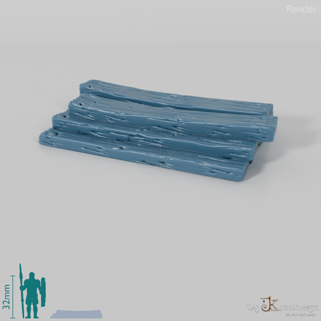 Boat building - stack of boards