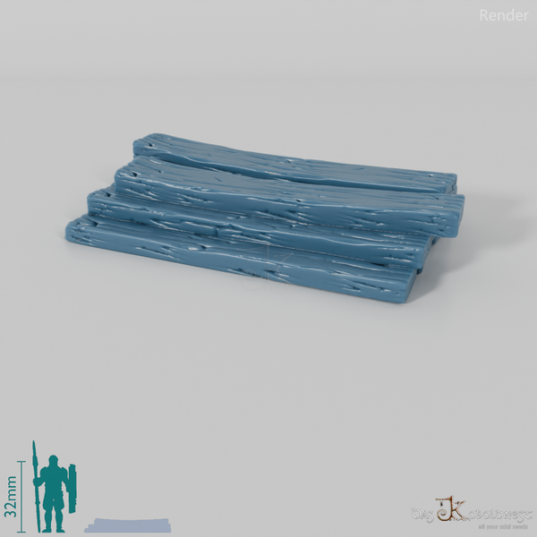 Boat building - stack of boards