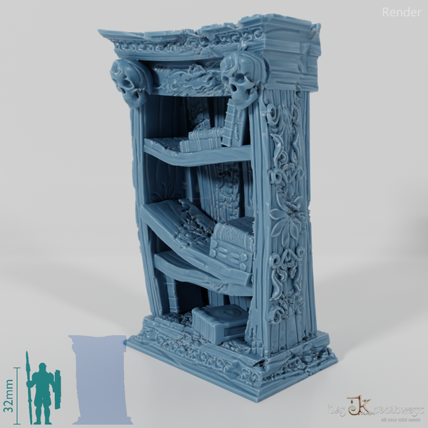 Shelf - Modern bookshelf with books