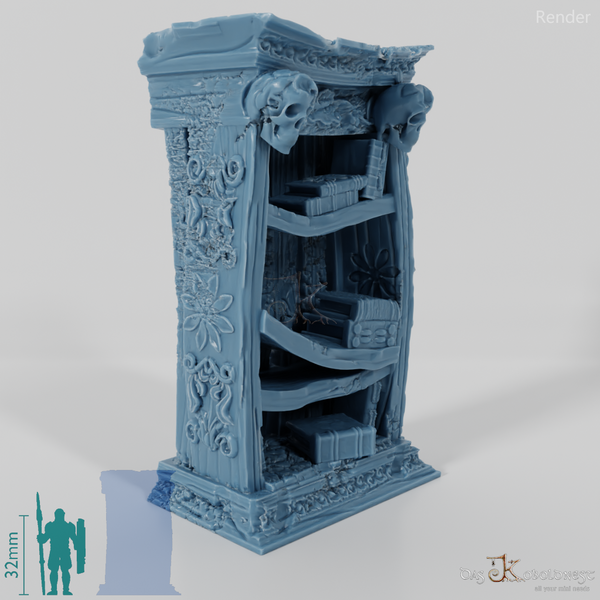 Shelf - Modern bookshelf with books