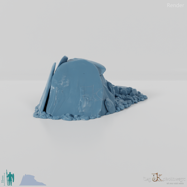 Hügelgrabeingang - Freistehend