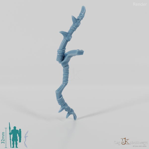 Orc bow with back attachment