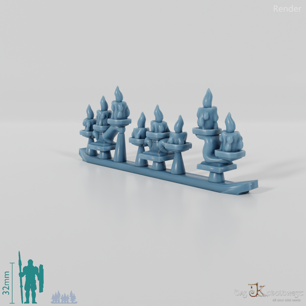 Kerze - Kerzenleuchter 2 (Klein)