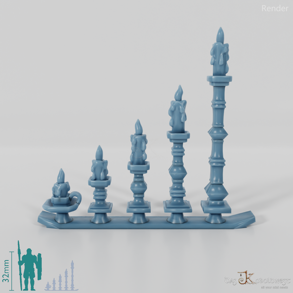 Candle - candle holder (square)