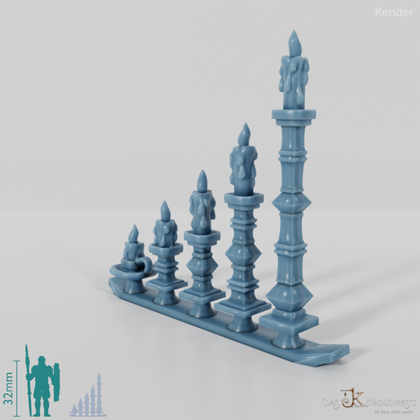 Candle - candle holder (square)