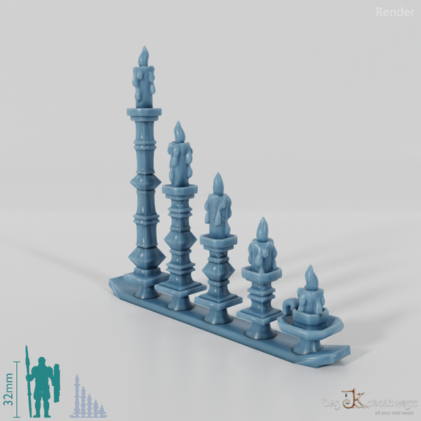 Candle - candle holder (square)