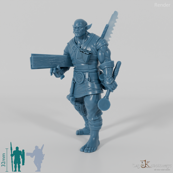 Carpentry - Orcish - Orc carpenter