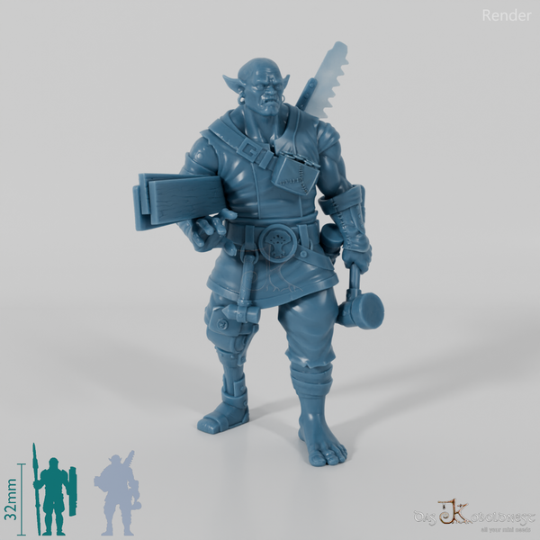 Carpentry - Orcish - Orc carpenter