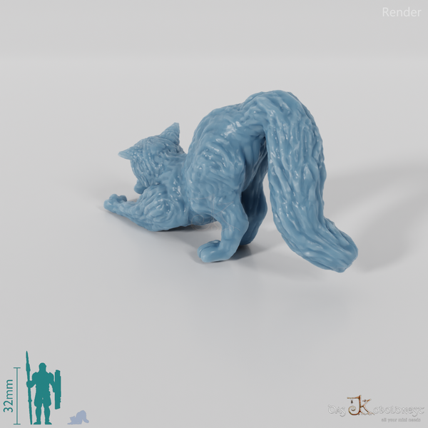 Cat - Stretching cat