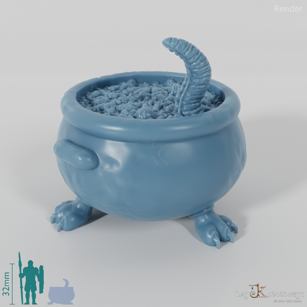 Kessel - Brodelnder Trankkessel