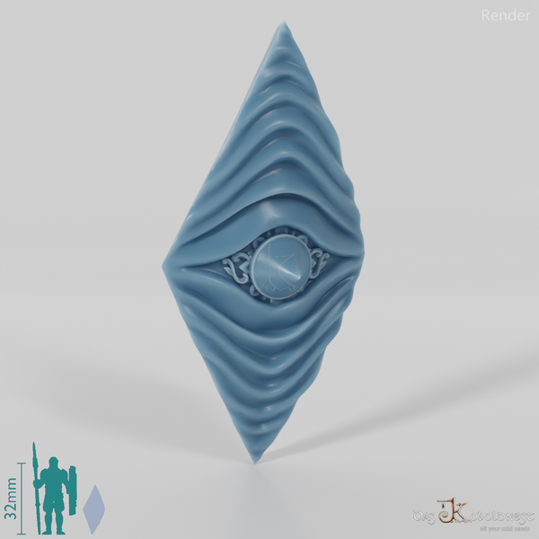 Elven shield - rider shield with hand