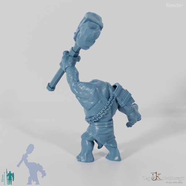 Cave troll with hammer