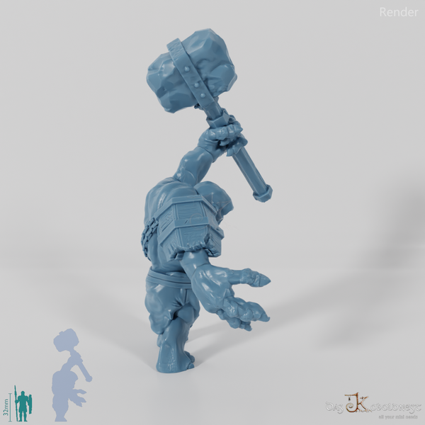 Cave troll with hammer