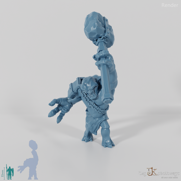 Cave troll with hammer