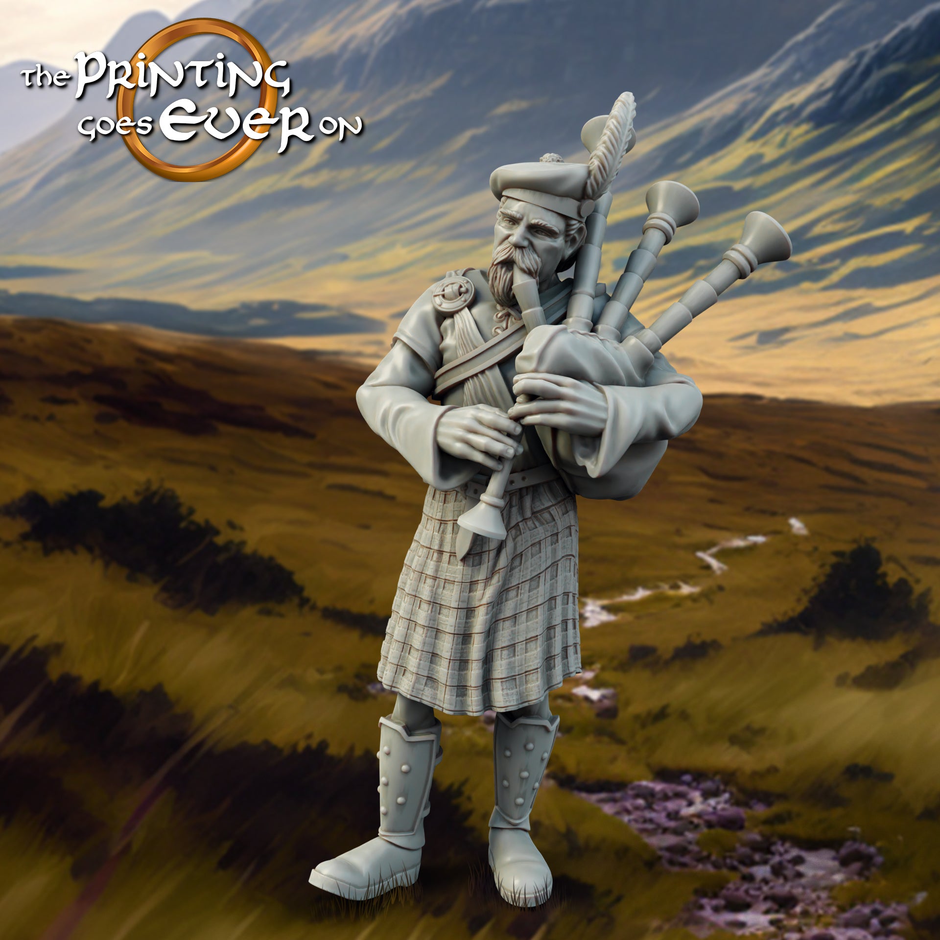 Fiefdom Clan Warrior - Bagpiper