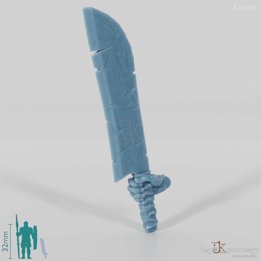 Orc sword B with hand