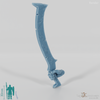 Orc sword C with hand
