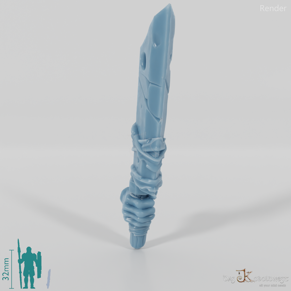 Orc sword D with hand