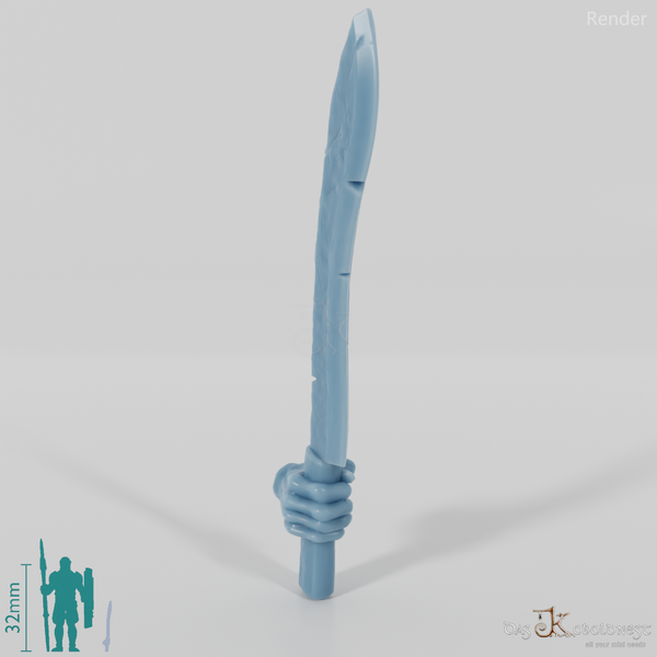 Orc sword E with hand