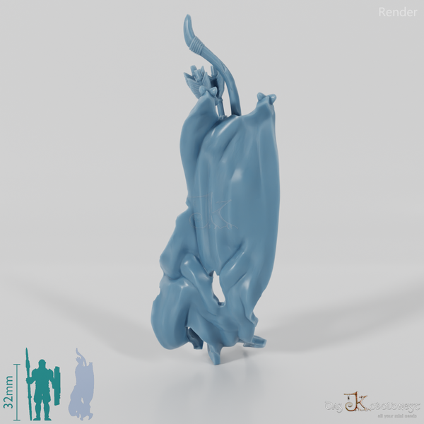 Ghost cloak with bow and quiver