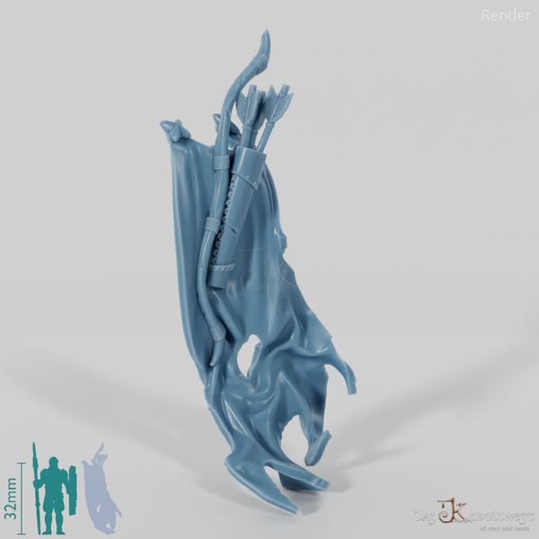 Ghost cloak with bow and quiver