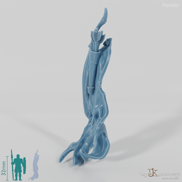 Ghost cloak with bow and quiver