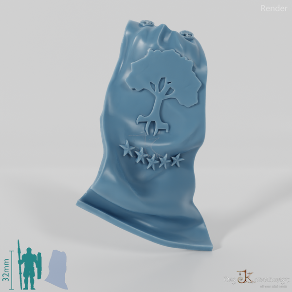 Human cape with coat of arms A (Gonthan)