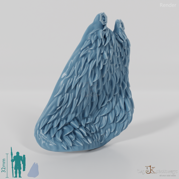 Dwarven cloak with fur