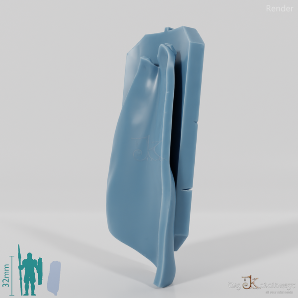 Dwarven cloak with pavese