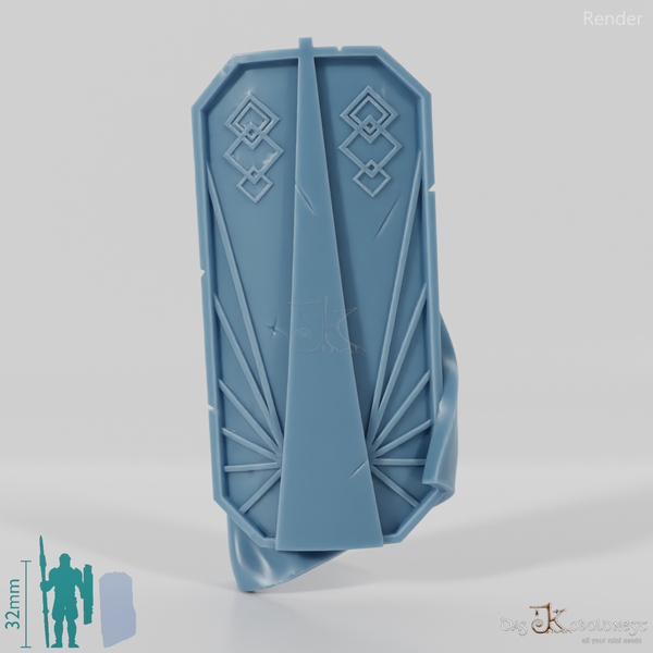 Dwarven cloak with pavese