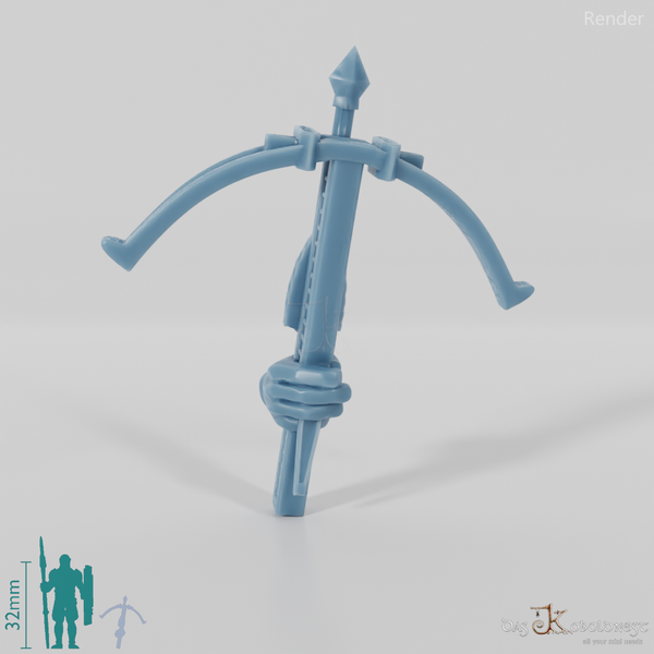 Zwergische Armbrust mit Hand