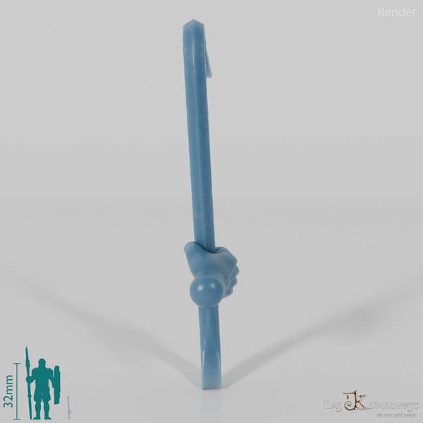 Halfling crowbar with hand