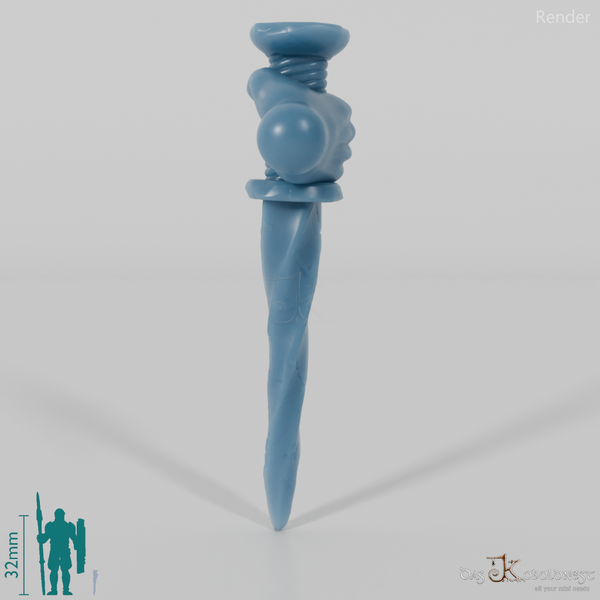 Halfling Dagger A with Hand (Lowered)