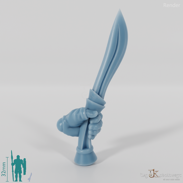 Elven Dagger - Held upwards with Hand A