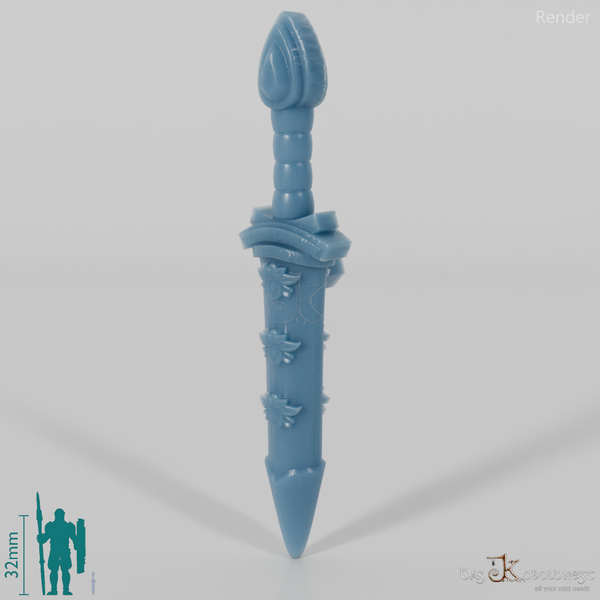 Halfling Accessories - Dagger A in sheath