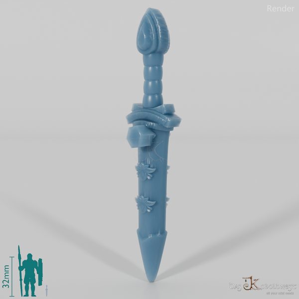 Halfling Accessories - Dagger A in sheath