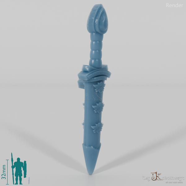 Halfling Accessories - Dagger A in sheath